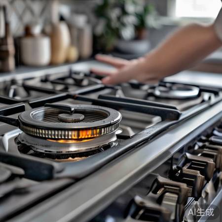 检查燃气灶燃烧器