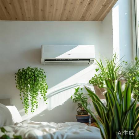 空调清洁，摆放植物降温