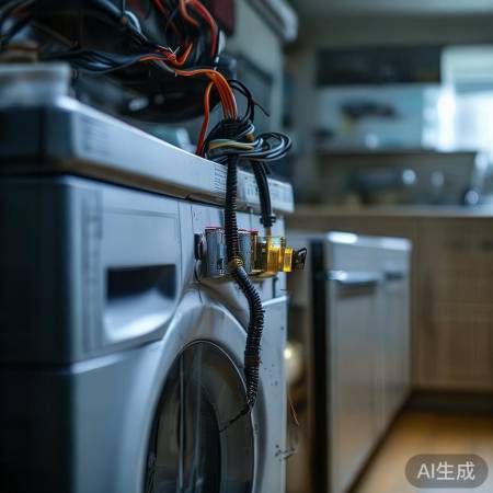电源线问题致洗衣机开关跳