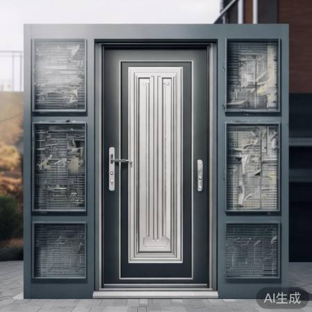 定制防盗门,个性图案。