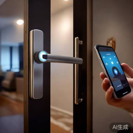 指纹锁远程开锁,贴心迎客