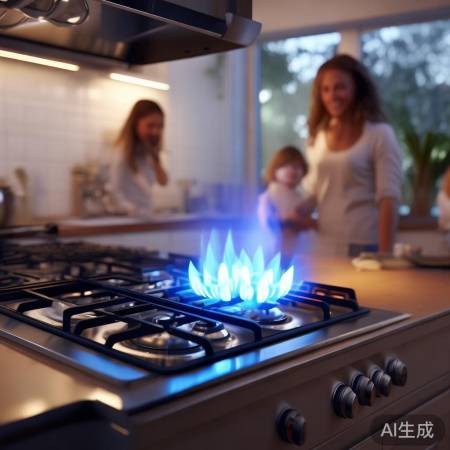 蓝火技术燃气灶，安全温暖港湾