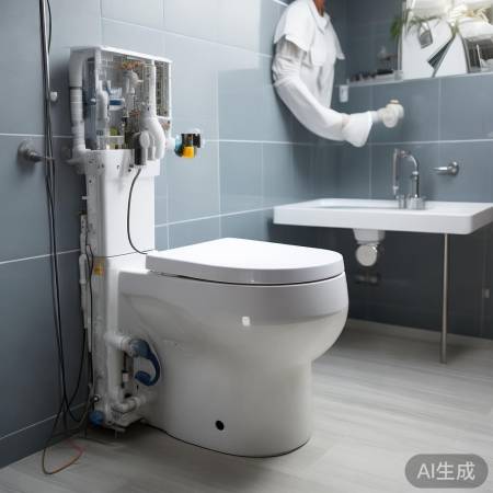 确保水电接通，装智能马桶