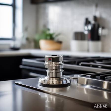 燃气灶阀门下方放置