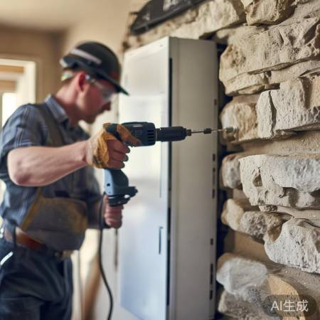 壁挂炉打孔技巧分享