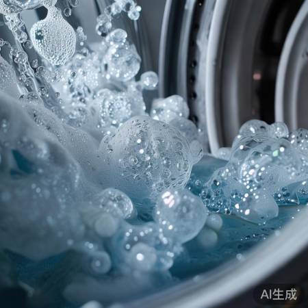 洗衣机泡泡来自洗涤剂