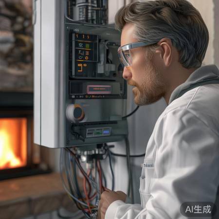 万家乐壁挂炉E7故障，水温异常