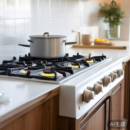 灶台侧面更宽敞