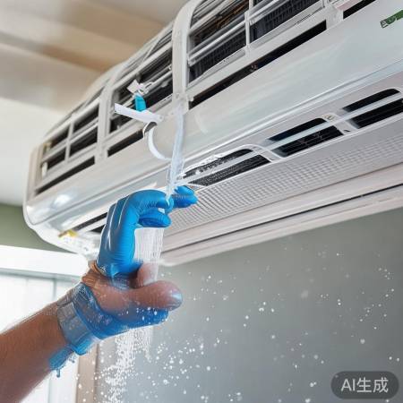 空调清洁剂循环流动15分钟