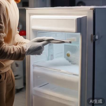 小冰箱除霜简单,每月一次
