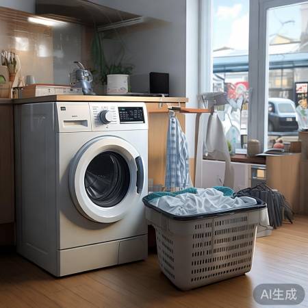 洗衣机洗衣,轻松享悠闲