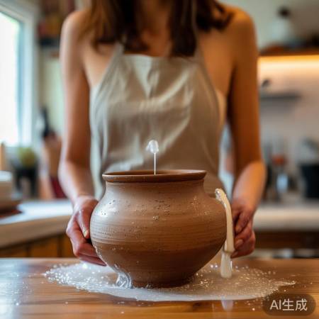 醋水擦煲,杀菌去污