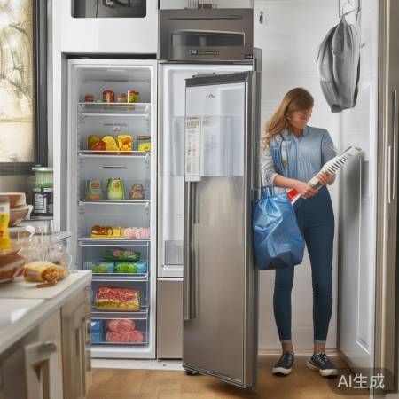 定期清理冰箱，除霜防变质