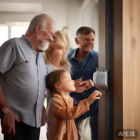 金雅居指纹锁,安装易上手