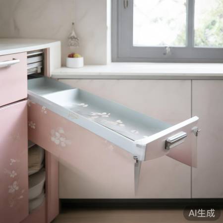 樱花消毒柜磨砂抽屉滑轨，美观耐