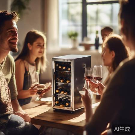 “迷你红酒柜，小空间大容量”