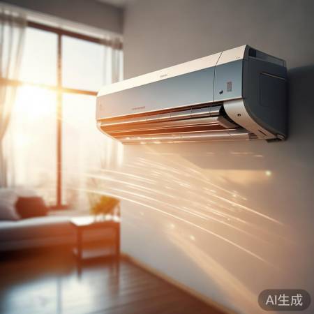 空调装阳光处，升温快