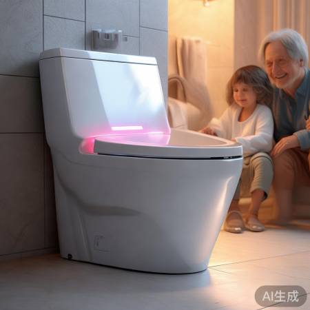 “智能马桶,操作简便,温暖冬天