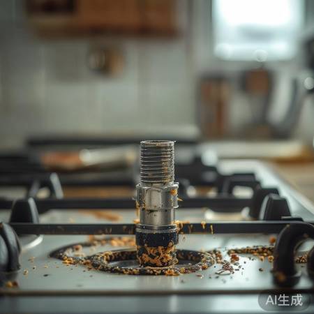 燃气灶喷嘴堵塞