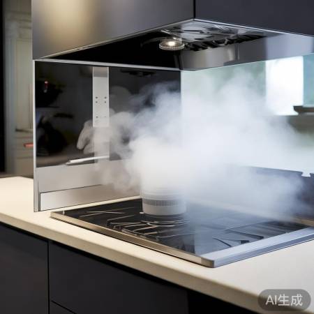 集成灶排烟快,油网易清洁