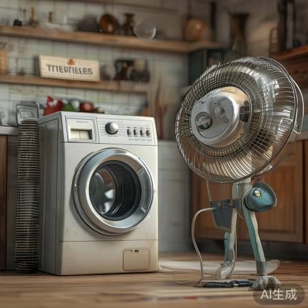 电风扇助力洗衣机新生
