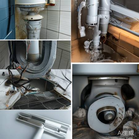 空调未清洗致排水堵塞