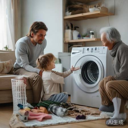 三口之家，8公斤洗衣机够用