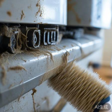 壁挂炉滤网易堵，定期清洗勿刮伤