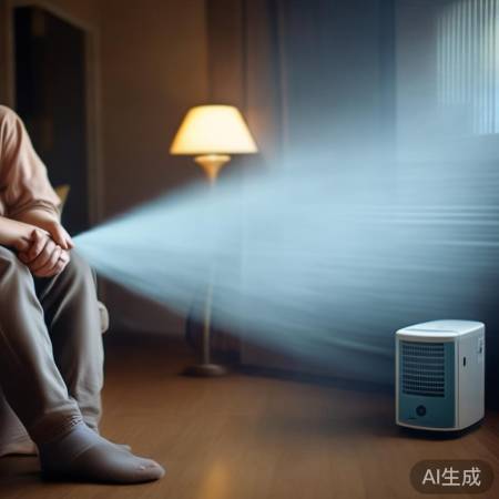 空调旁加风扇，减少冷刺激