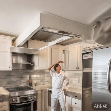 安装油烟机，勿忘尺子！