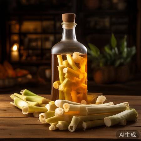 白酒浸泡春笋，恢复新鲜