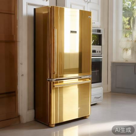 流光金冰箱，家居百搭神器
