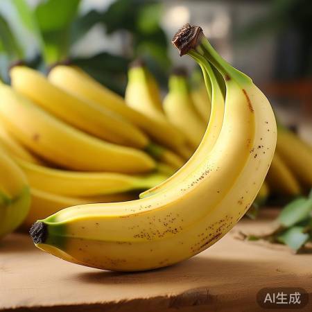 香蕉自然现象，无损健康