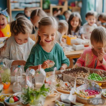 幼儿园萌娃奇趣劳动成瘾，竟忘记哭泣！