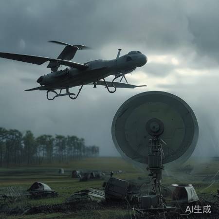 乌军无人机险些被俄军导弹拦截