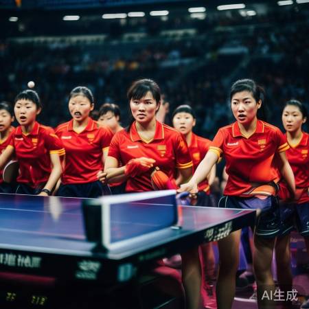 国乒女团团结拼搏，令人敬佩
