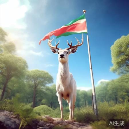 白鹿祝福,文化自信情