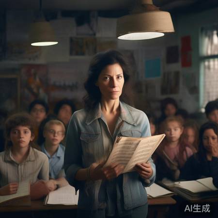 音乐老师勇敢面对挑战