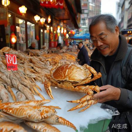 大闸蟹价格大跌，购物小技巧