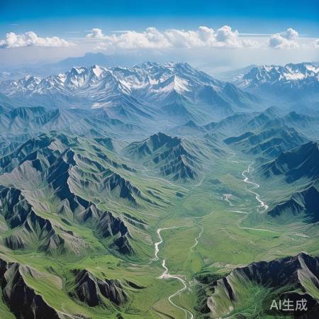 “地形影响气候，南北温差大”